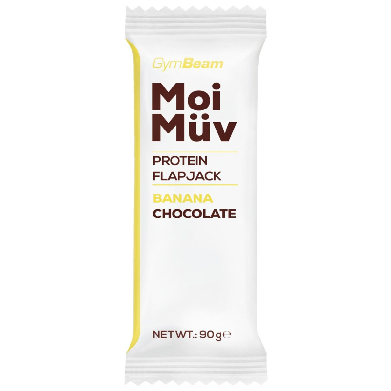 GymBeam MoiMüv Protein Flapjack čokoláda banán