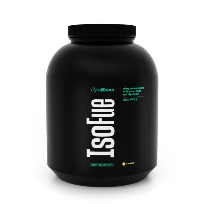 GymBeam IsoFue, 2000 g Příchuť: Vanilka