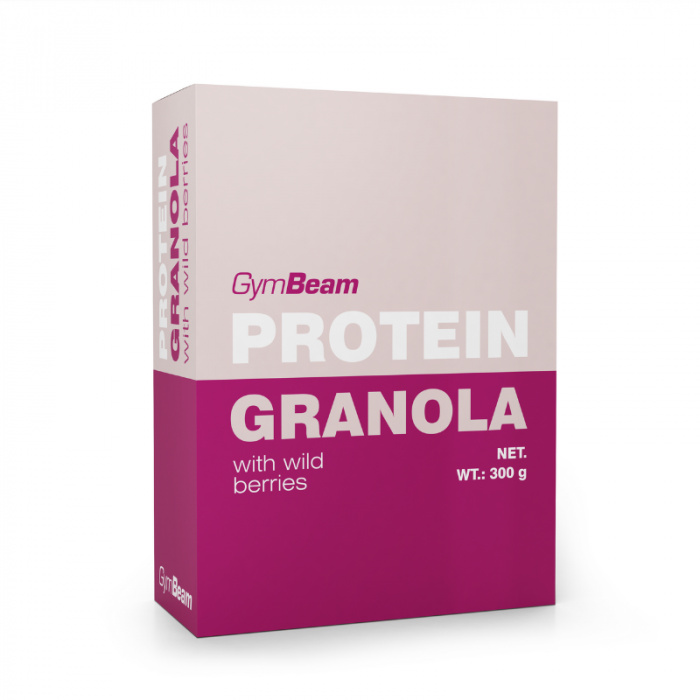 GymBeam Proteinová granola s lesním ovocem