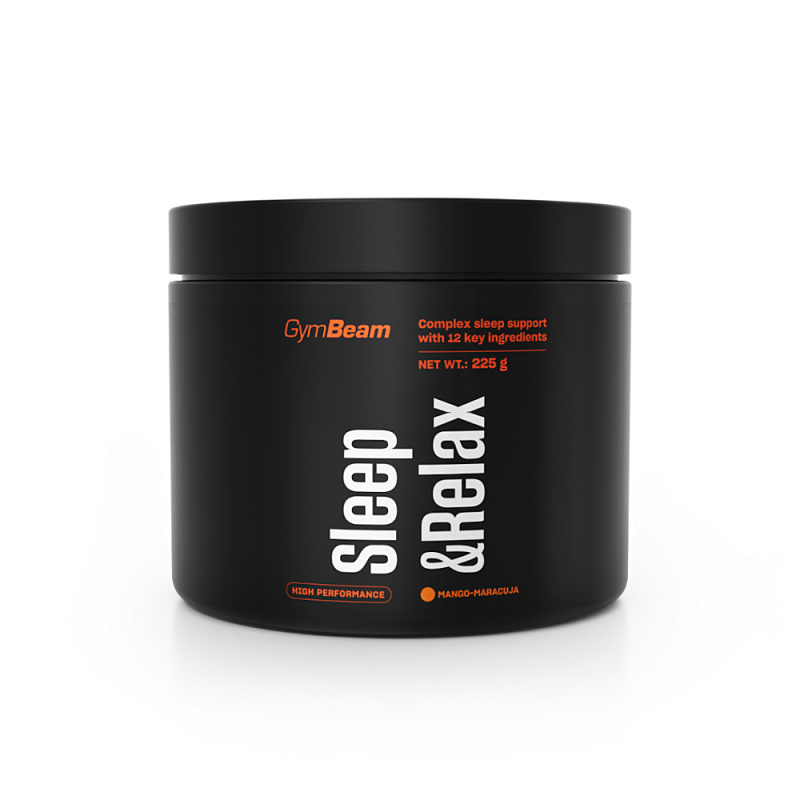 GymBeam Sleep & Relax, 225 g Příchuť: mango marakuja