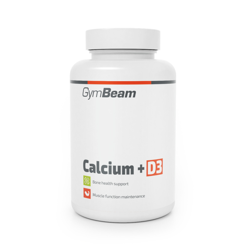 GymBeam Vápník + vitamín D3, 120 kaps.