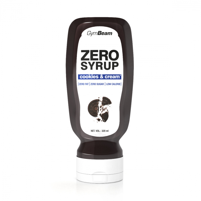 GymBeam Zero Syrup 320 ml - cookies & cream