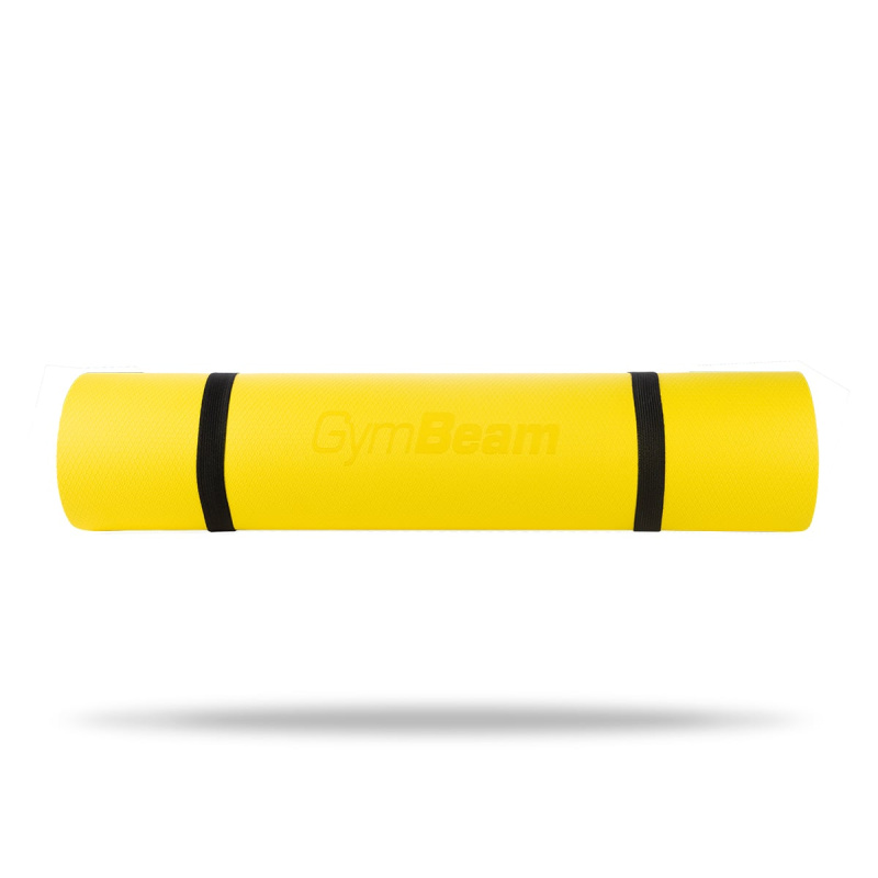 GYMBEAM Yoga mat dual grey yellow podložka