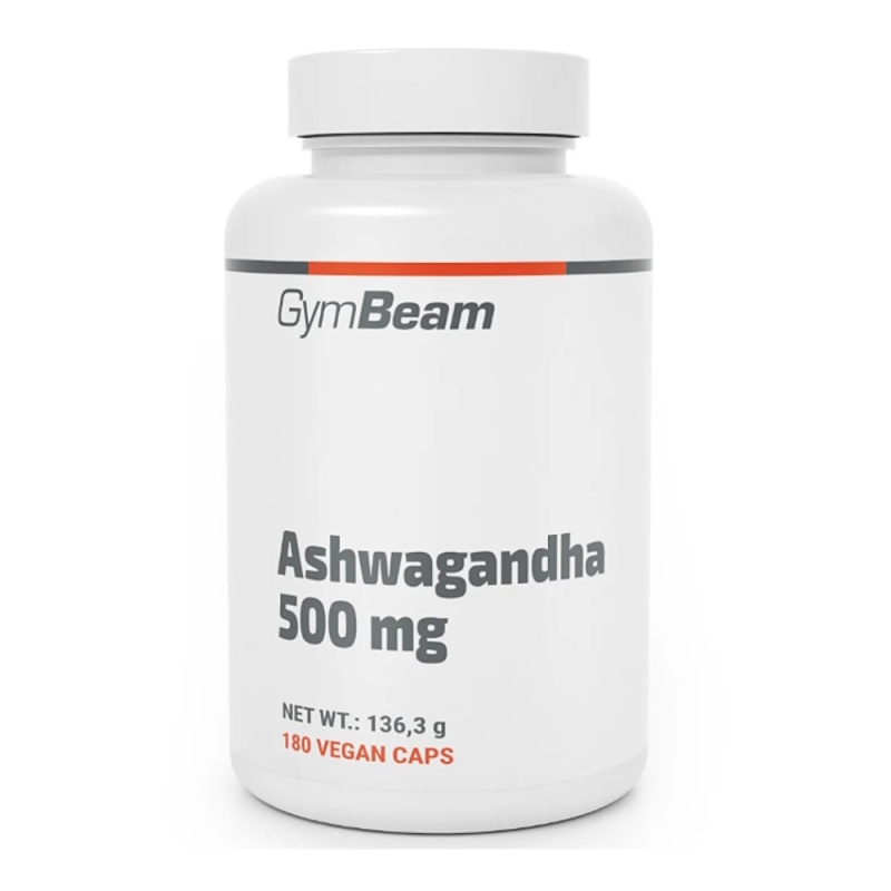GymBeam Ashwagandha 500 mg - 180 kapslí