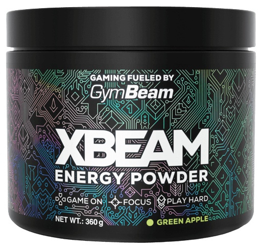 GymBeam Energy Powder - XBEAM 360 g - zelené jablko
