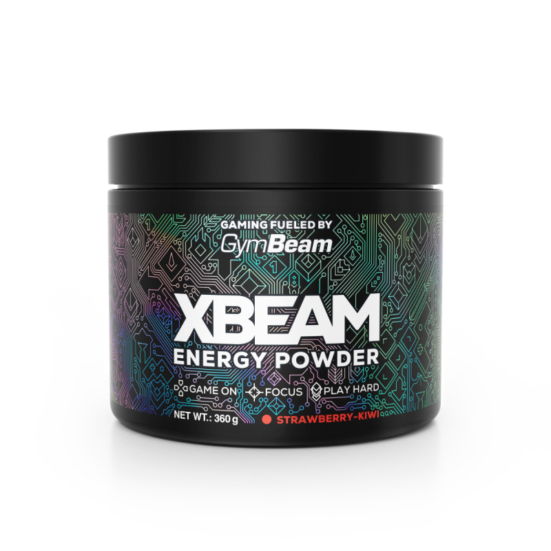 GymBeam Energy Powder - XBEAM 360 g - jahoda/kiwi