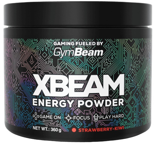 GymBeam Energy Powder - XBEAM 360 g - jahoda/kiwi