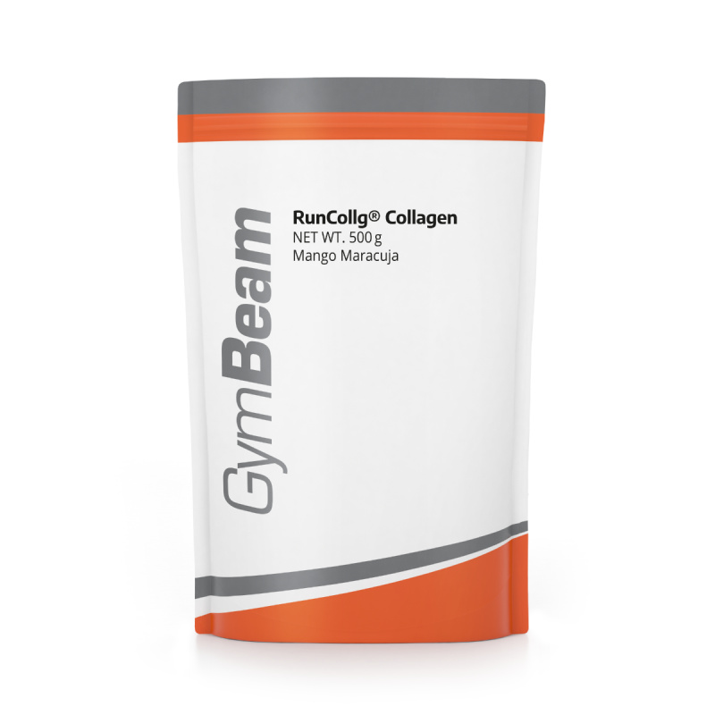 GymBeam Hydrolyzovaný kolagen RunCollg 500 g - mango/marakuja