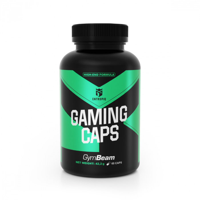 ENTROPIQ Gaming Caps - GymBeam - shadow, 60 kaps.