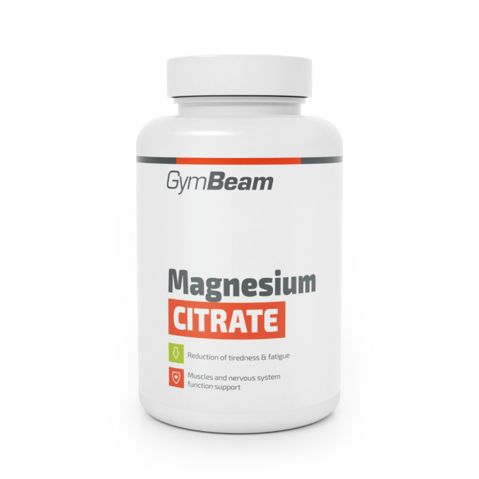 GymBeam Magnézium citrát, 120 kaps.