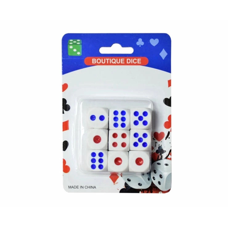 sada kostek na stolní hry – 9 ks