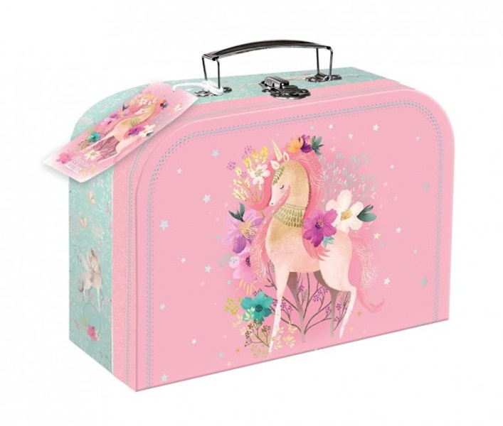 Teddies školní papírový Magical World s jednorožcem 25x18x9 cm