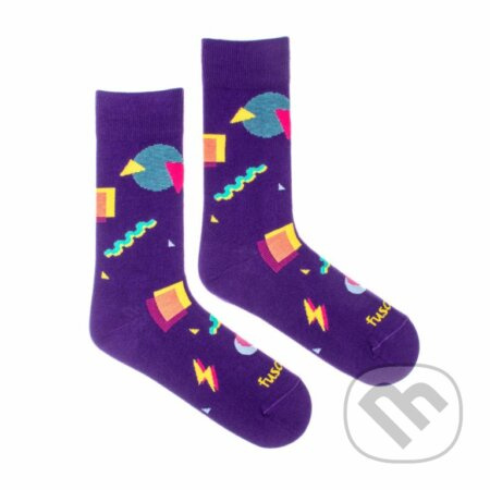 Ponožky 80's Geometrik S (Unisex veľkosť S (veľkosť 35-38))