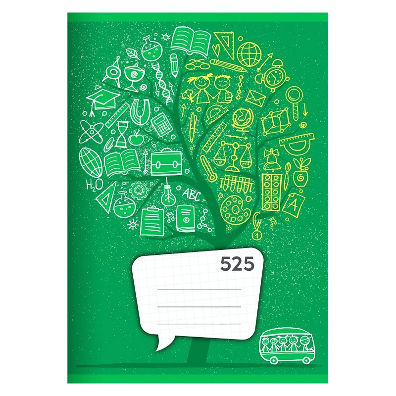 zošit a5 štvorčekový 20 listov