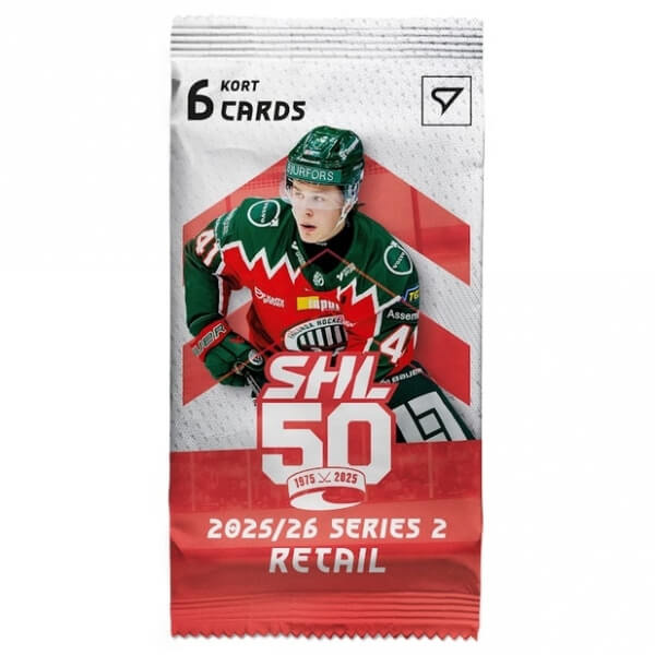 2025-2026 Svenska hockeyligan SHL 2. série Retail balíček - hokejové kartičky