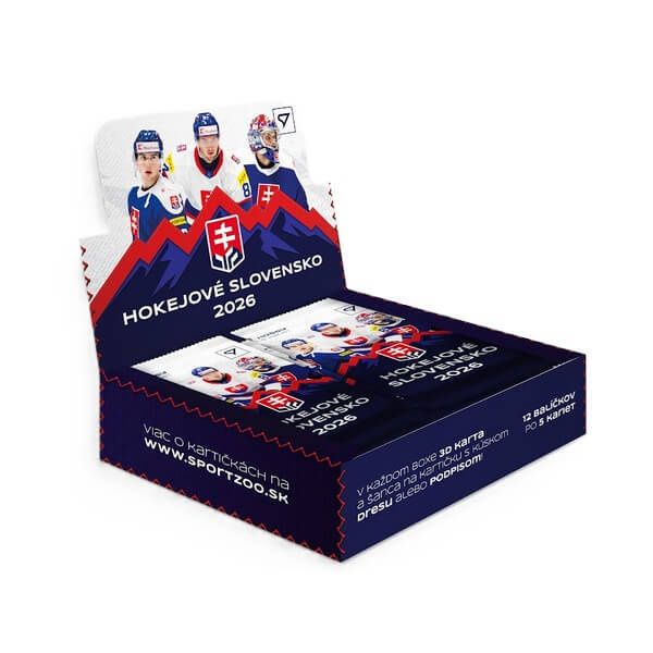 Hokejové kartičky SportZoo - Hokejové Slovensko 2026 Hobby box