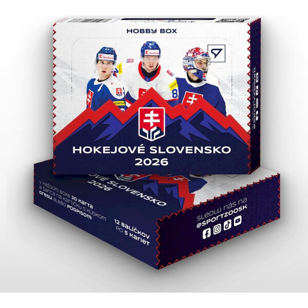 Hokejové kartičky SportZoo - Hokejové Slovensko 2026 Hobby box