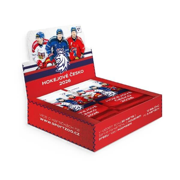 Hokejové kartičky SportZoo - Hokejové Česko 2026 Hobby box
