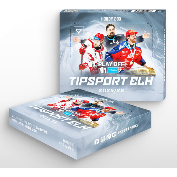 Hokejové karty SportZoo Tipsport ELH 2025/26 Play Off Hobby box