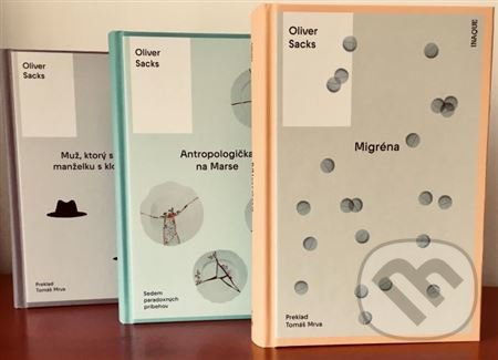 Kolekcia kníh Oliver Sacks (3x) (Muž, ktorý si mýlil manželku s klobúkom, Antropologička na Marse, Migréna) - kniha z kategorie Společenská beletrie