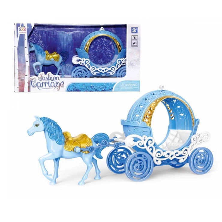 čarovný kočár s koníkem se světly a melodií