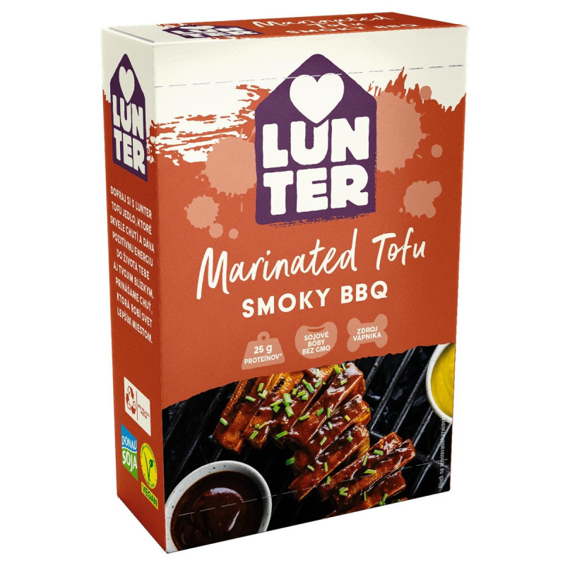 Lunter Tofu na gril smoky BBQ
