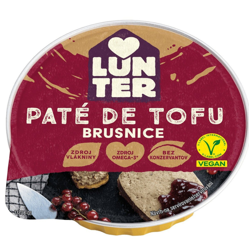 Lunter Paté de tofu brusinka