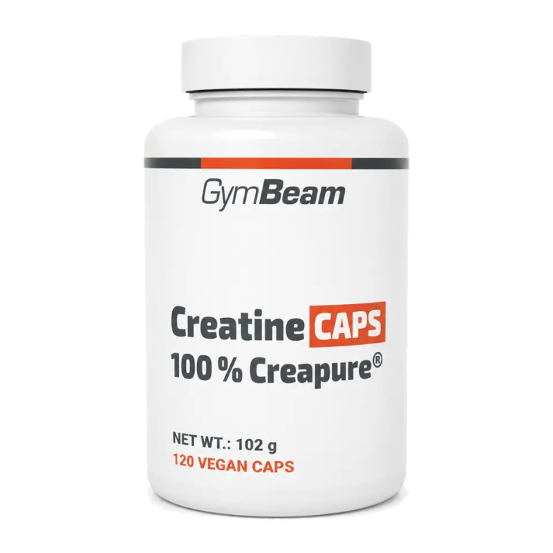 GymBeam Creatine CAPS 100% Creapure 120 kapslí
