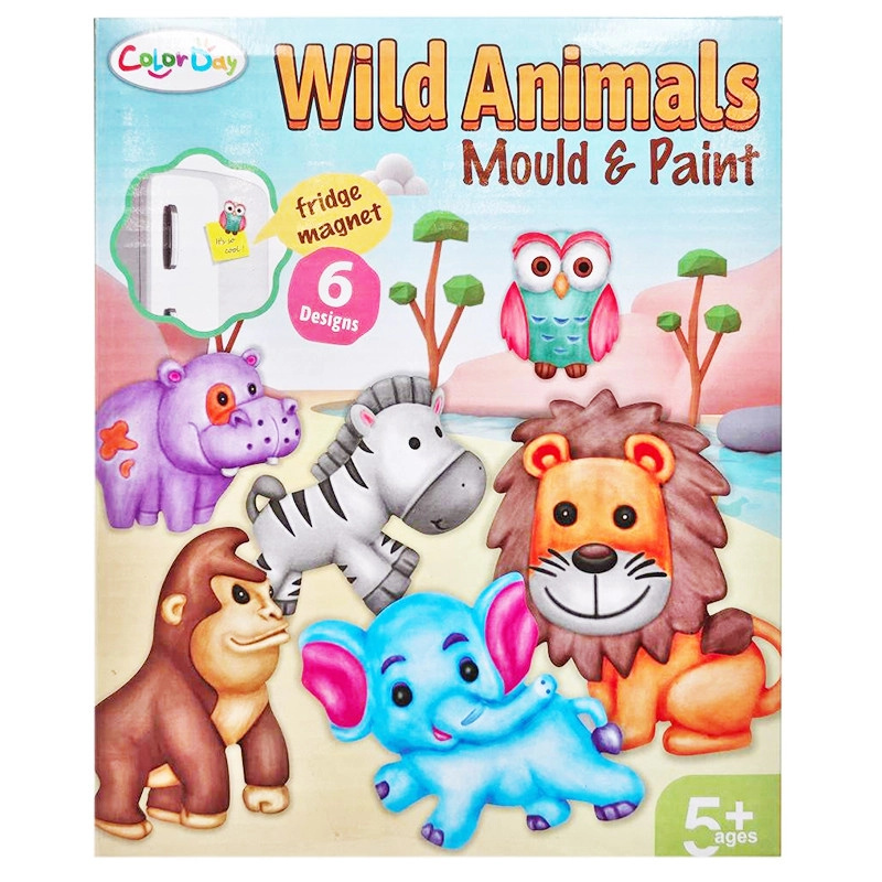 Sádrové odlitky s magnetem – zvířátka