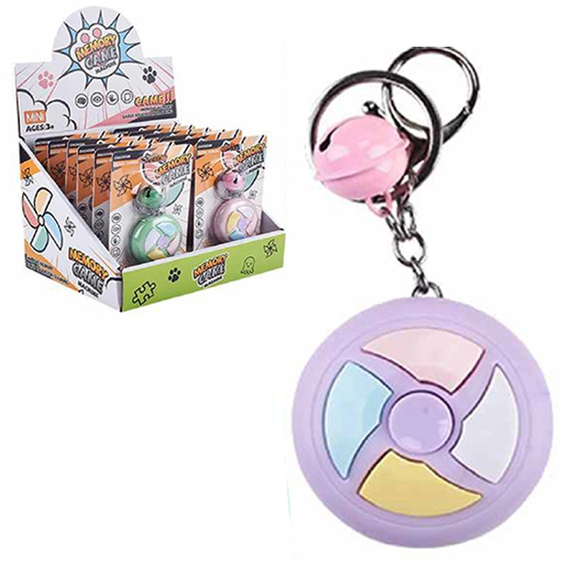 Přívěsek na klíče – paměťová zvuková hra s rolničkou