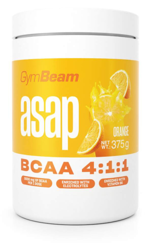 GymBeam BCAA Hydrate, 375 g Příchuť: pomeranč