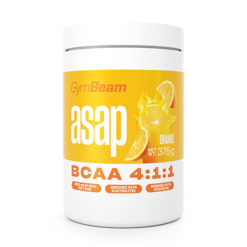 GymBeam BCAA Hydrate, 375 g Příchuť: pomeranč