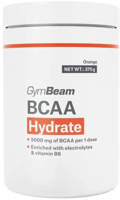 GymBeam BCAA Hydrate, 375 g Příchuť: pomeranč