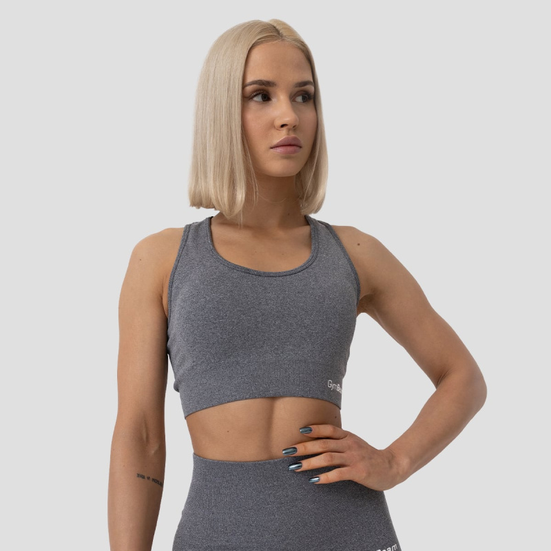 GymBeam Sportovní podprsenka FLO Grey