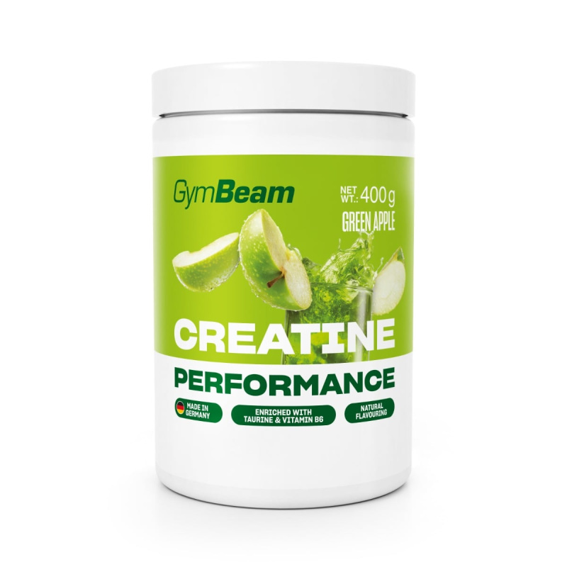 GymBeam Creatine Performance, 400 g Příchuť: zelené jablko