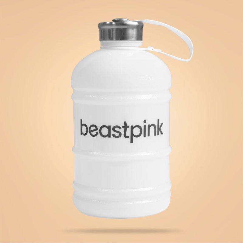 BeastPink Hydrator láhev na vodu barva White 1890 ml