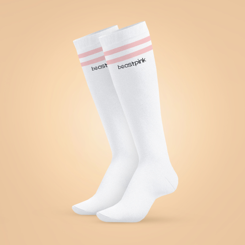 Beastpink Knee High Socks White