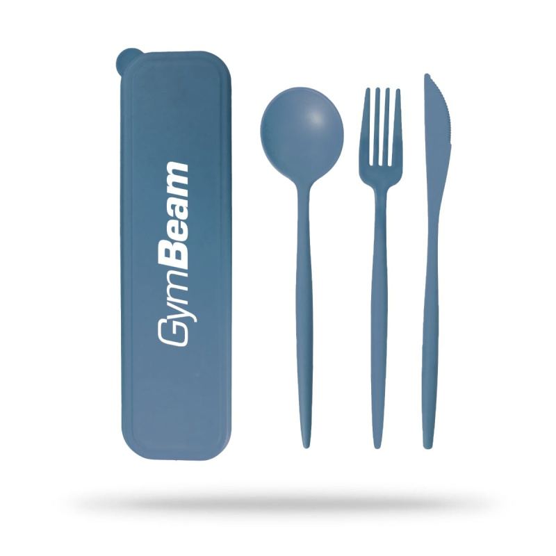 GymBeam Sada příborů 2GO Blue