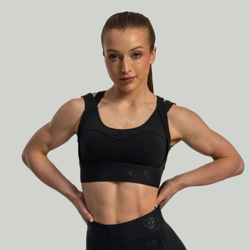STRIX Sportovní podprsenka Lunar Black