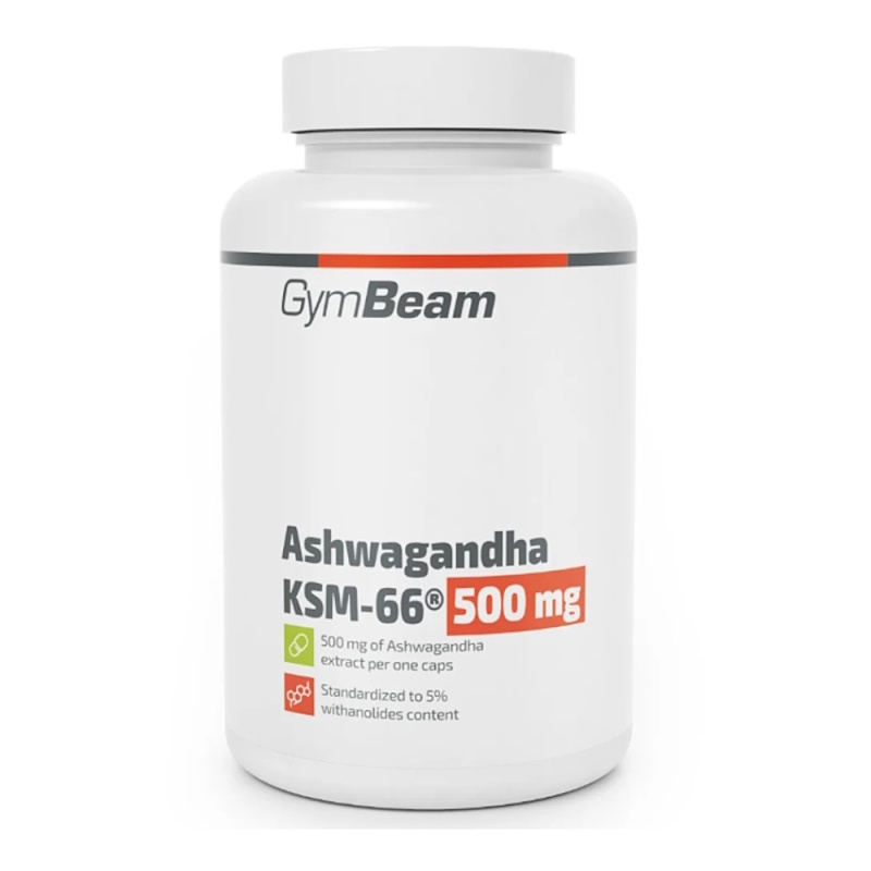 GymBeam Ashwagandha KSM-66 500 mg, 90 kaps.