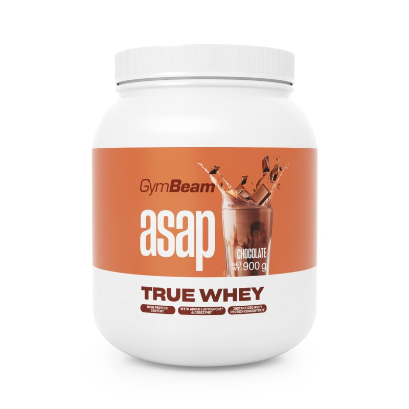 GymBeam True Whey ProDigestm, 900 g Příchuť: Čokoláda