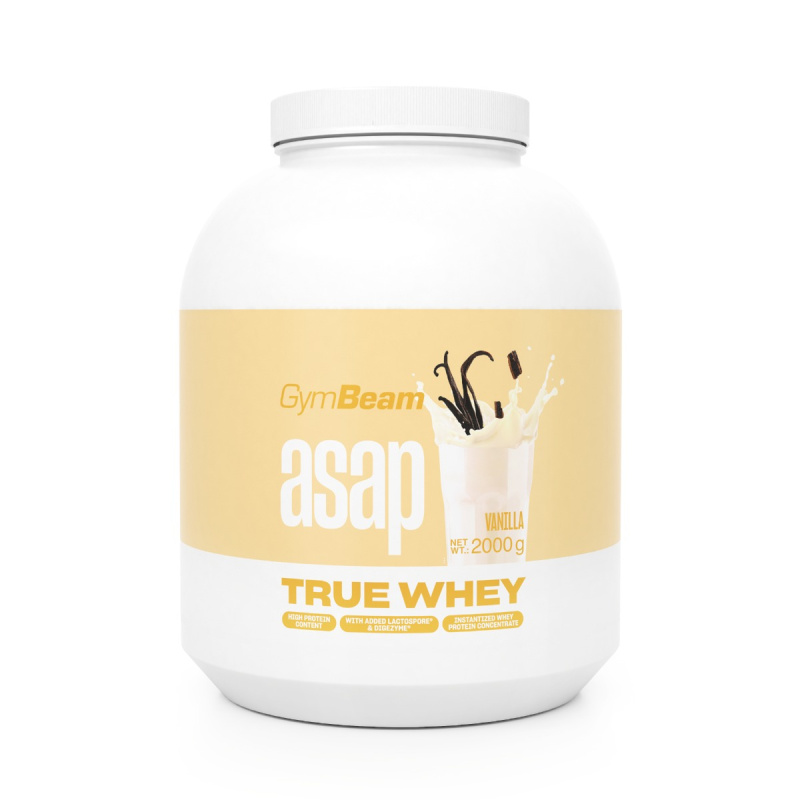 GymBeam True Whey ProDigest, 2000 g Příchuť: Vanilka