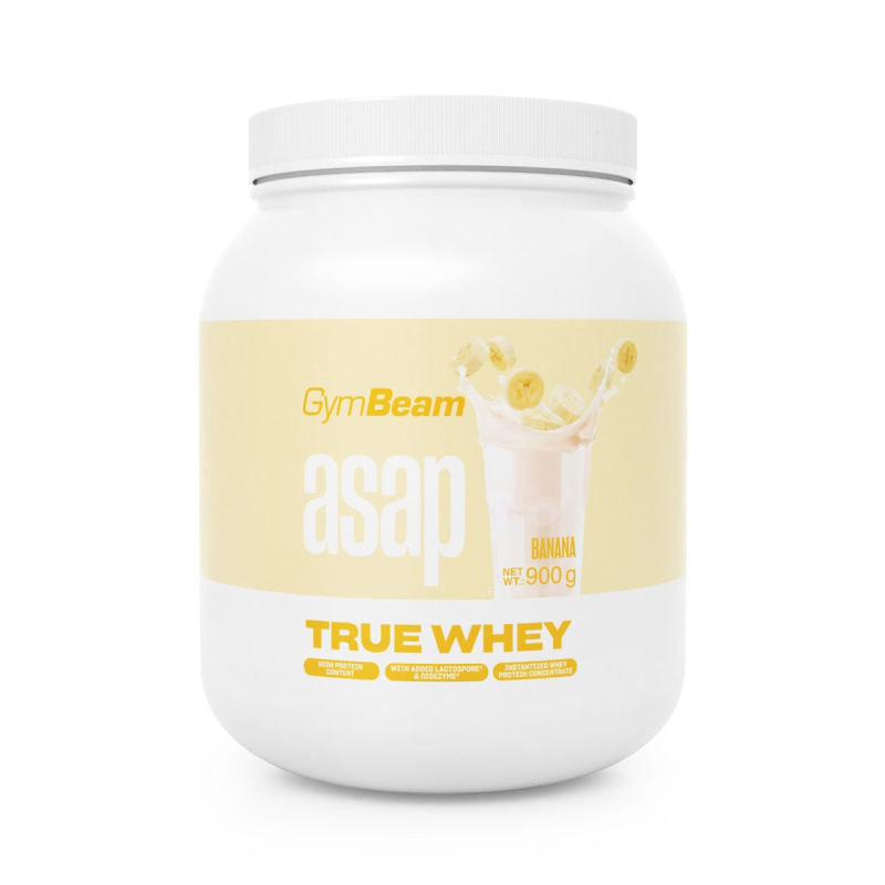 GymBeam True Whey ProDigestm, 900 g Příchuť: Banán