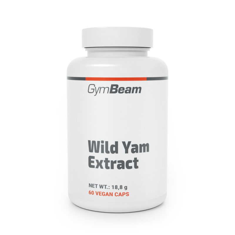 GymBeam Smldinec chlupatý (Wild yam) extrakt, 60 kaps.