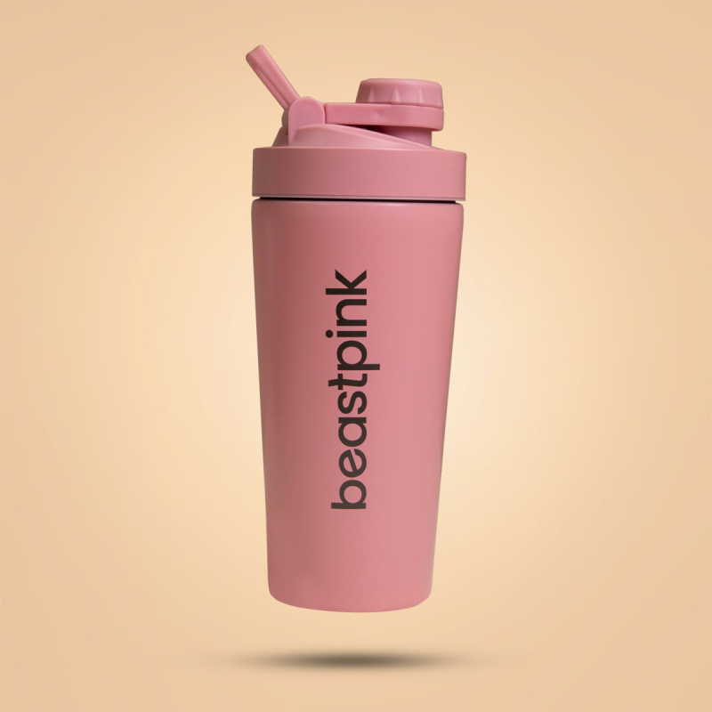BeastPink Steel sportovní šejkr barva Pink 650 ml