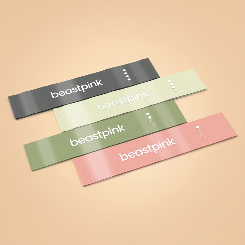 BeastPink Resistance Set set posilovacích gum