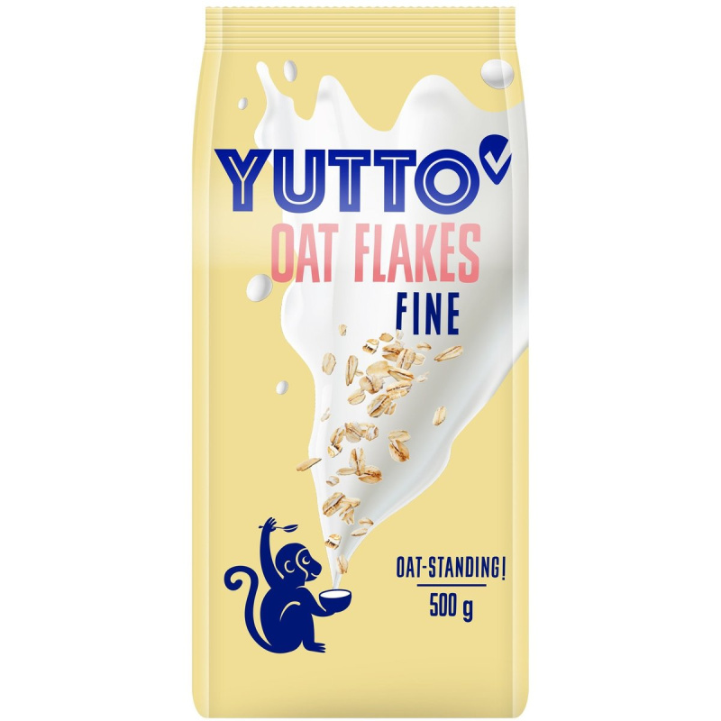 Yutto Celozrnné ovesné vločky extra jemné