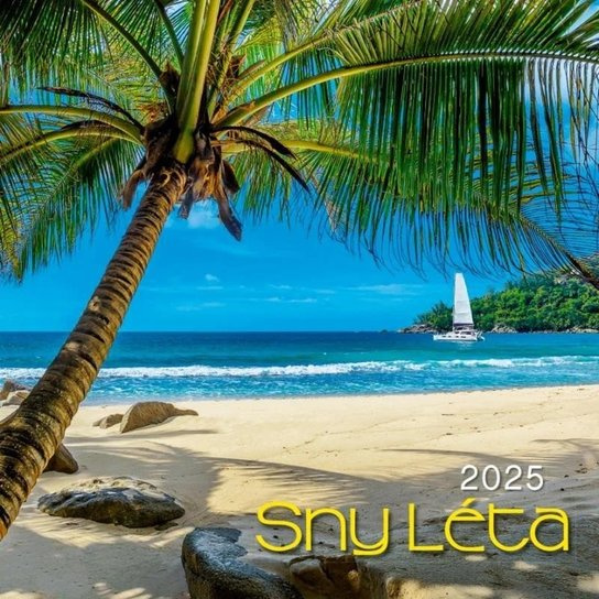 Nástěnný kalendář Sny léta 2025 (česká jména)