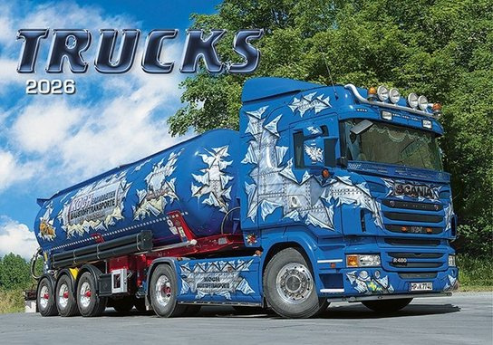 Kalendář 2026 Trucks, nástěnný