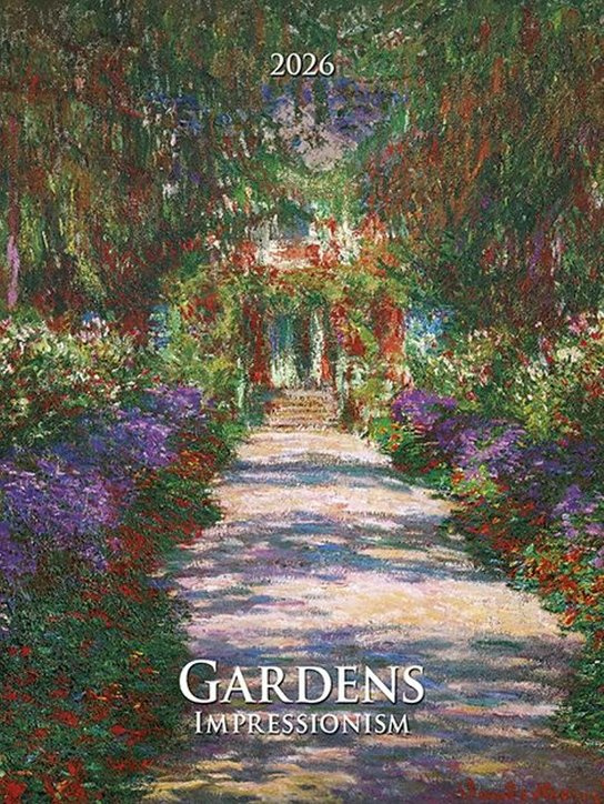 Kalendář 2026 Gardens Impressionism, nástěnný